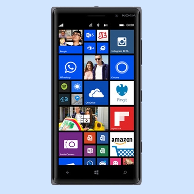 Nokia Lumia 830 Back Cover Black/White